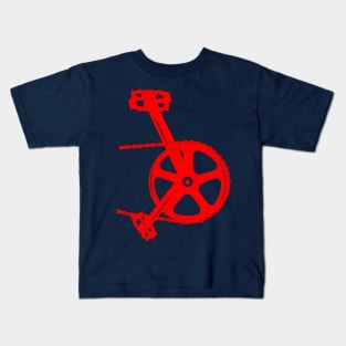 Bicycle chain BMX biker cyclist gift idea present Kids T-Shirt